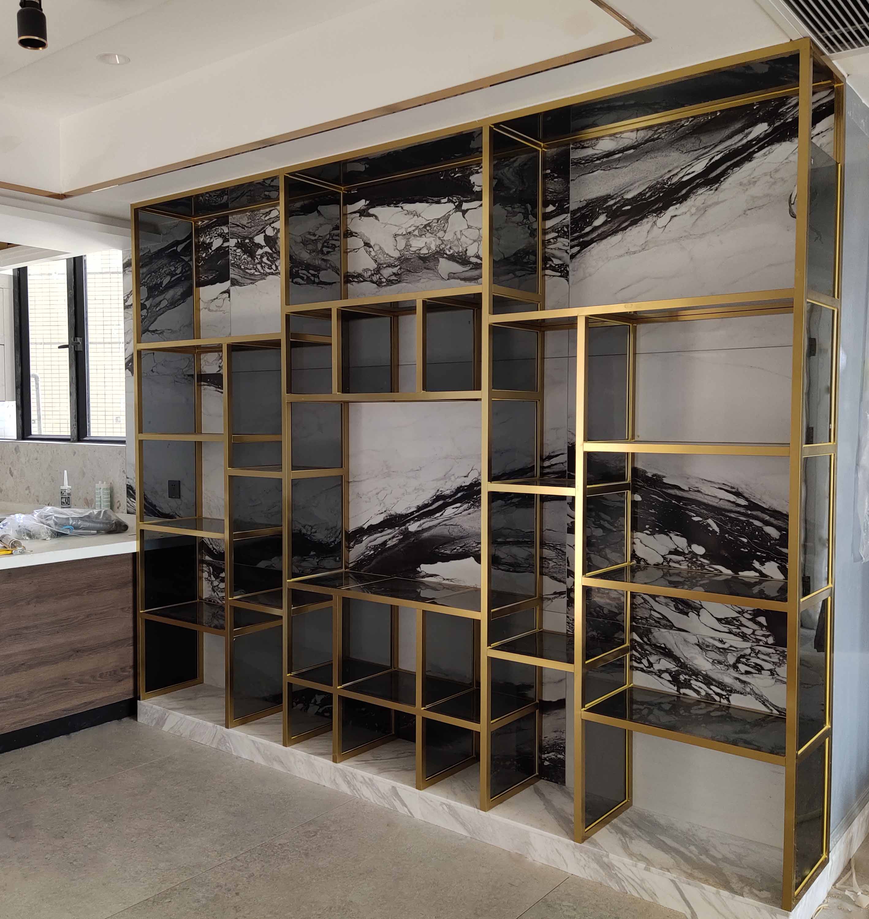 不銹鋼裝飾展柜 不銹鋼裝飾展柜