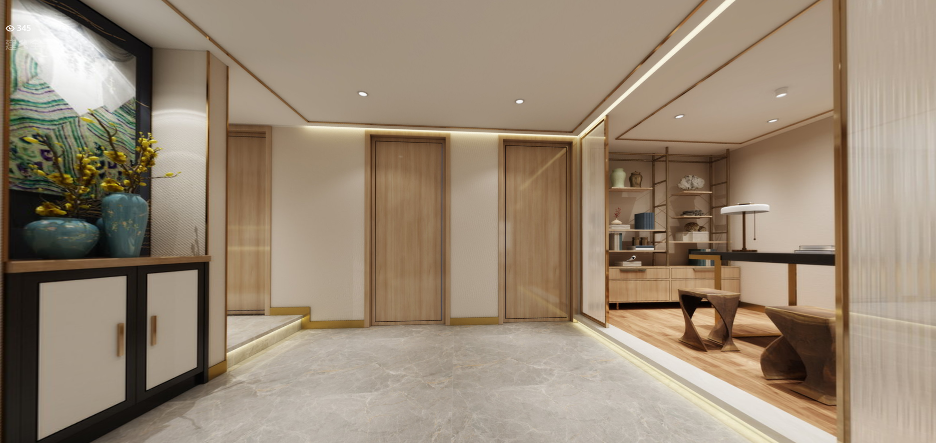 美國開心點餐廳:木紋不銹鋼天花裝飾 美國開心點餐廳:木紋不銹鋼天花裝飾